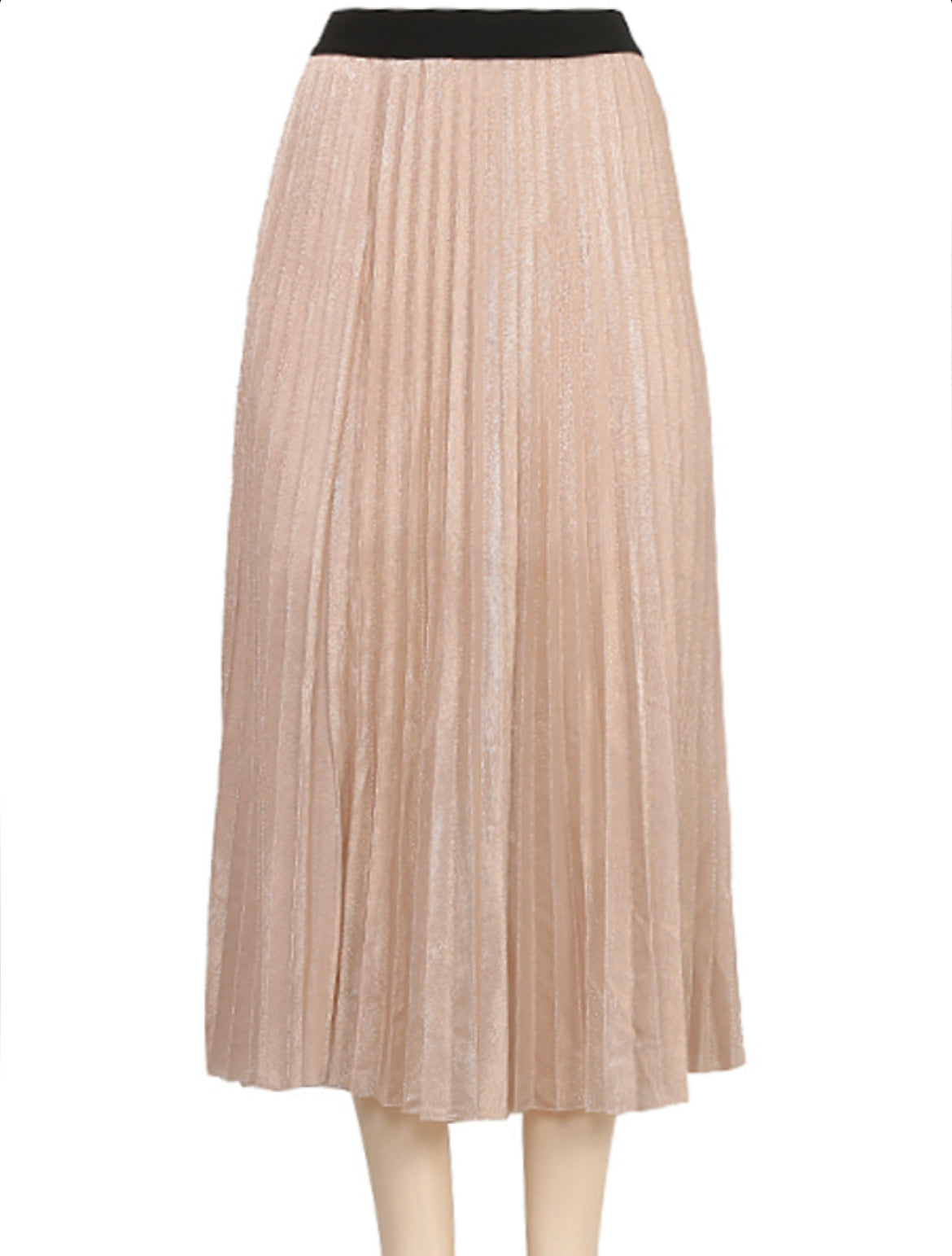 Show Stopping Pleated Shimmer Skirt